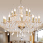 Modern 15 Lights Chandelier Golden Pendant European Style